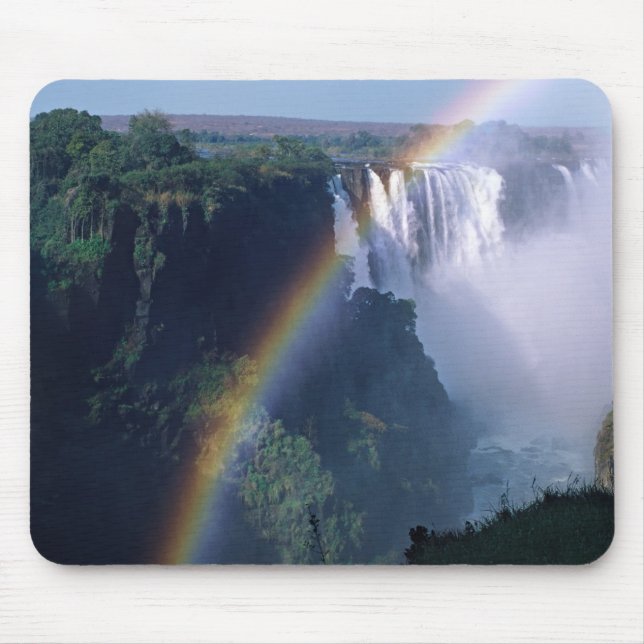 Tapis De Souris Afrique, Zimbabwe. Chutes Victoria (Devant)