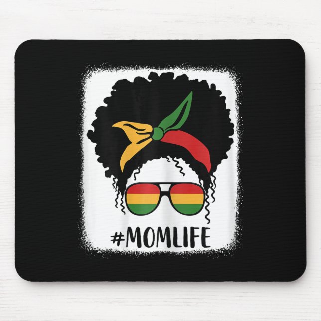 Tapis De Souris Afro-Américain Maman Vie Mère Noire Mères D (Devant)