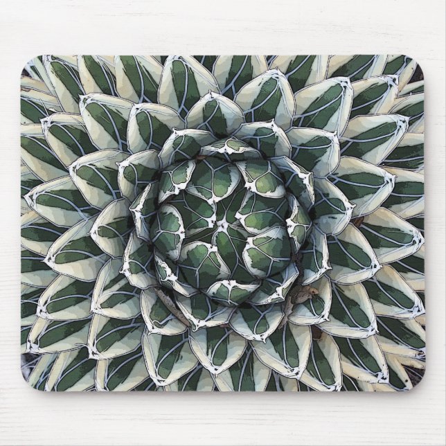 Tapis De Souris Agave de la Reine Victoria, varié (Devant)