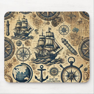 Tapis De Souris Âge de l'exploration Souris : Navigational Inspira