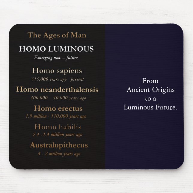 Tapis De Souris Ages Of Man Mousepad (Devant)