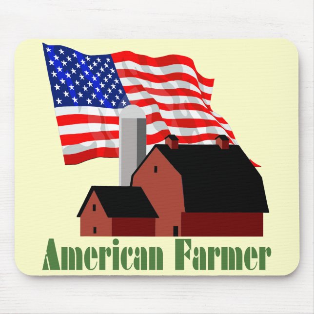Tapis De Souris Agriculteur américain (Devant)
