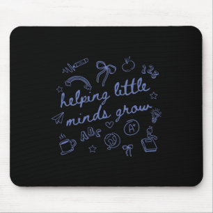 Tapis De Souris Aider les petits esprits à grandir Enseignant Prem