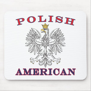 Tapis De Souris Aigle blanc américain polonais