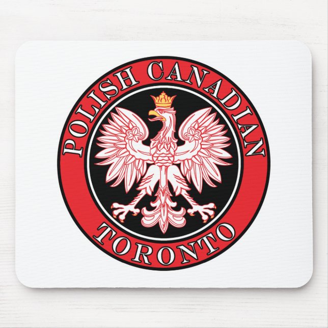 Tapis De Souris Aigle Canadien Polonais de Toronto (Devant)