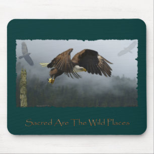 TAPIS DE SOURIS AIGLE, COURSE, POLE TOTEM & DONS FORESTIERS MISTY