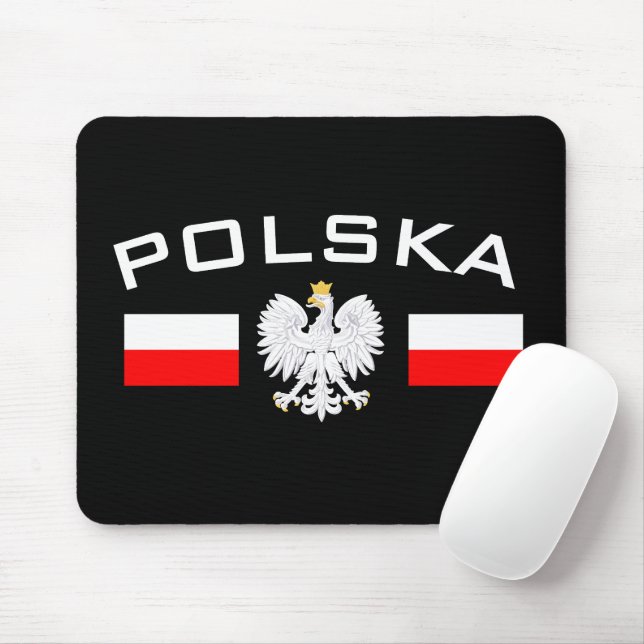 Tapis De Souris Aigle polonais Mousepad (Avec souris)