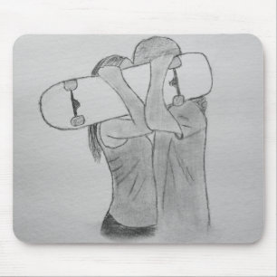 Tapis De Souris Aimer le patinage