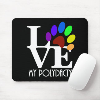 Tapis De Souris AIMER Mon Polydactyle
