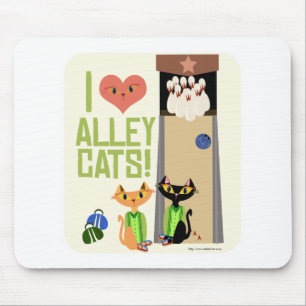Tapis De Souris Aimez ces chats d'allée