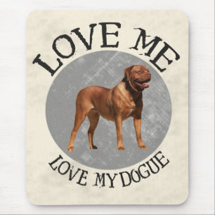 Tapis De Souris Aimez-moi, aimez mon Dogue