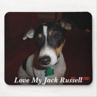 Tapis De Souris Aimez mon Jack Russell