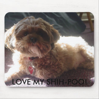 TAPIS DE SOURIS AIMEZ MON SHIH-POO !