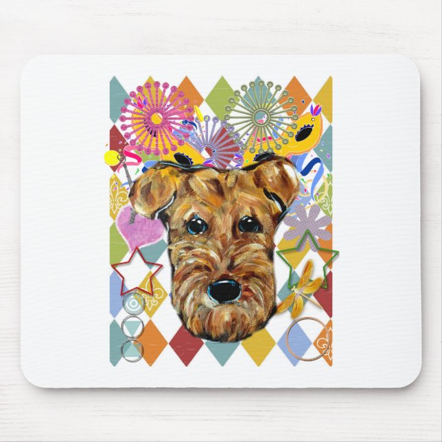 TAPIS DE SOURIS AIREDALE TERRIER (Devant)