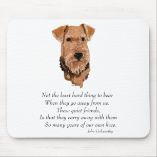 Tapis De Souris Airedale, Welsh, Lakeland Terrier Souvenir