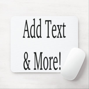 Tapis De Souris Ajouter du texte et plus ! Customisez votre propre