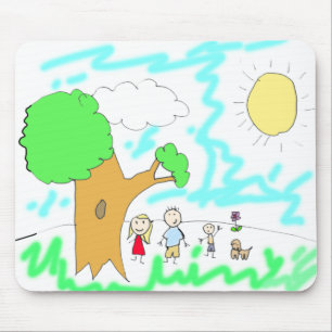 Tapis De Souris Ajoutez votre oeuvre pour enfants à cette oeuvre