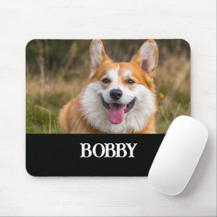 Tapis De Souris Ajoutez votre propre photo de chien et nom