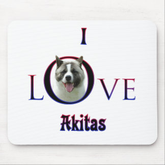 Tapis De Souris Akita I Love