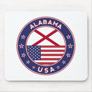 Tapis De Souris Alabama, États-Unis, T-shirt Alabama, Alabama