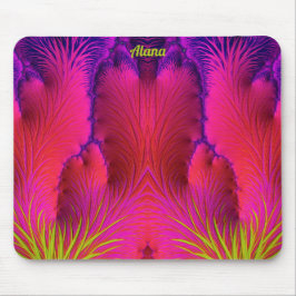 Tapis De Souris ALANA ~ Zany Shades Purple Red Pink Yellow 