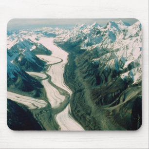 Tapis De Souris Alaska Mountain Range-Vue aérienne