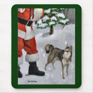 Tapis De Souris Alaskan Klee Kai Cadeaux de Noël