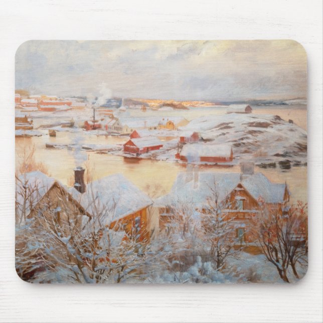 Tapis De Souris Albert Edelfeel - Jour de décembre (Devant)