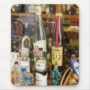 Tapis De Souris Alcool d'ouzo et de metaxa