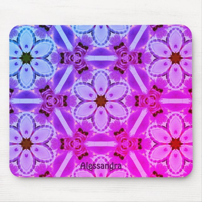 Tapis De Souris ALESSANDRA ~Ribbons Bows Motif ~ Personnalisé ~ (Devant)