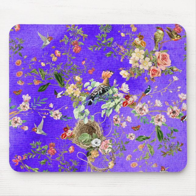 Tapis De Souris Alfombrilla De Ratón paon-papier-phoenix (Devant)