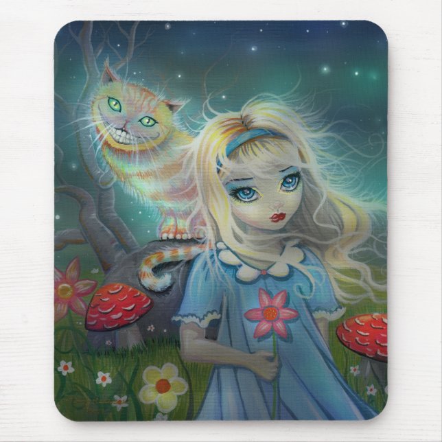 Tapis de souris Alice au pays des merveilles (Devant)