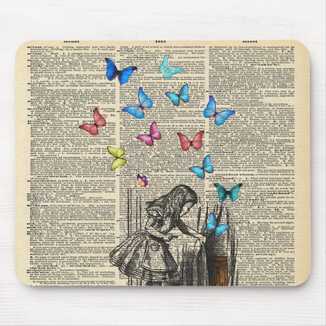 Tapis De Souris Alice Au Pays Des Merveilles - Laissons Commencer  (Devant)