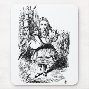 Tapis De Souris Alice avec le porc