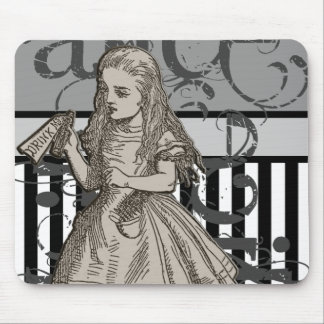 Tapis De Souris Alice dans la grunge du pays des merveilles
