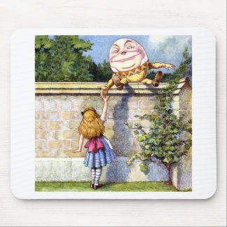 Tapis De Souris Alice rencontre Humpty Dumpty au pays des merveill