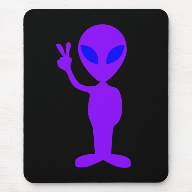Tapis De Souris Alien pourpre (Devant)