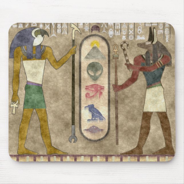 Tapis De Souris Aliens antiques Mousepad (Devant)