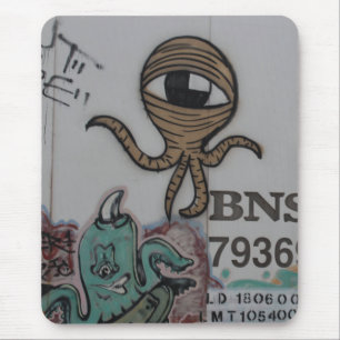Tapis De Souris Aliens Graffitti