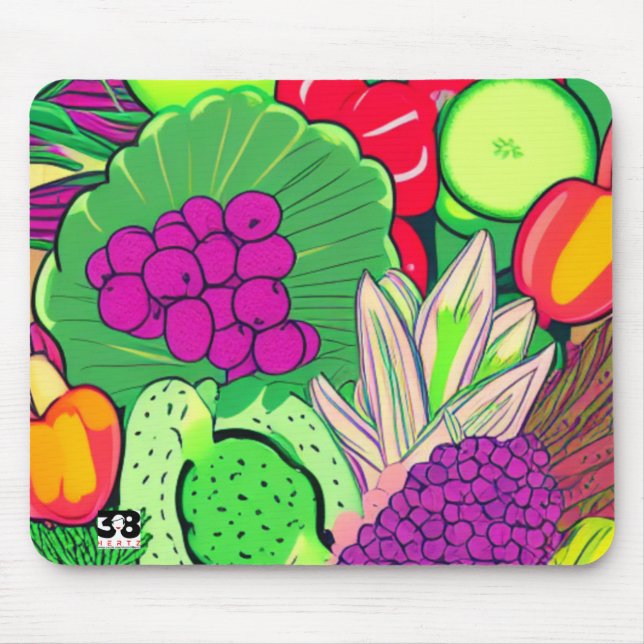 Tapis De Souris Alimentation en tant que médecine (Devant)