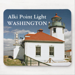 Tapis De Souris Alki Point Lighthouse, Seattle Washington Mousepad