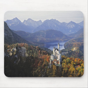 Tapis De Souris Allemagne, Bavière, château de Neuschwanstein. Roi