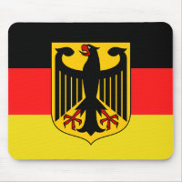 Allemand, aigle noir du drapeau allemand, Allemagn