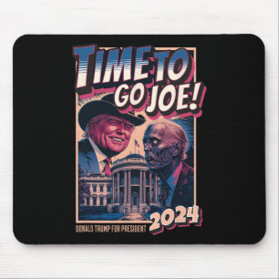 Tapis De Souris Aller Joe Funny Pro Trump 2024