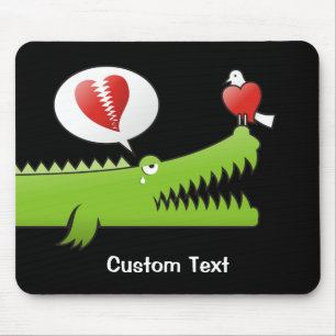 Tapis De Souris Alligator dans Love Souris