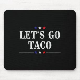 Tapis De Souris Allons-y Taco Rétro Vintage Allons-y Taco