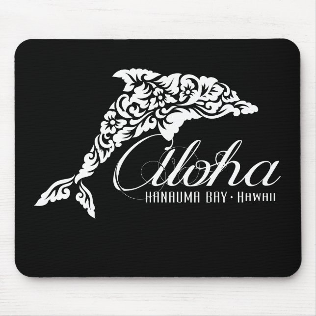 Tapis De Souris Aloha dauphin d'Hawaï (Devant)