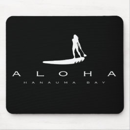Tapis De Souris Aloha Hawaï se tiennent barbotante