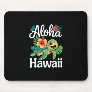 Tapis De Souris Aloha Hawaii Tortue Île Hawaïenne Enfants Hommes F