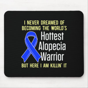 Tapis De Souris Alopecia Aware Hair Loss Warrior Hottest Survi